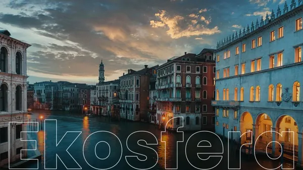 Venezia, alderantzizko baso baten gaineko hiria