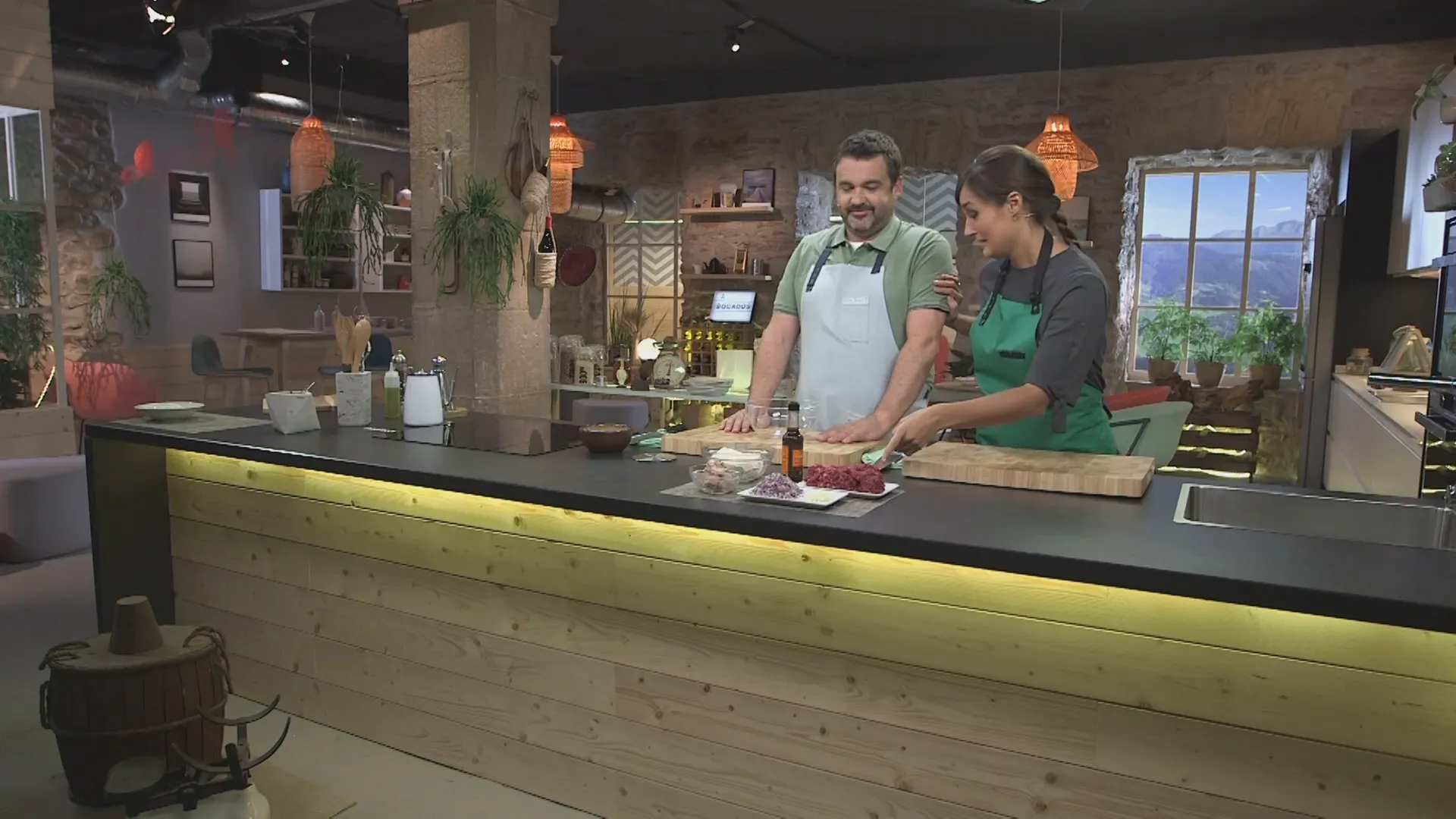 Albóndigas con buey y foie