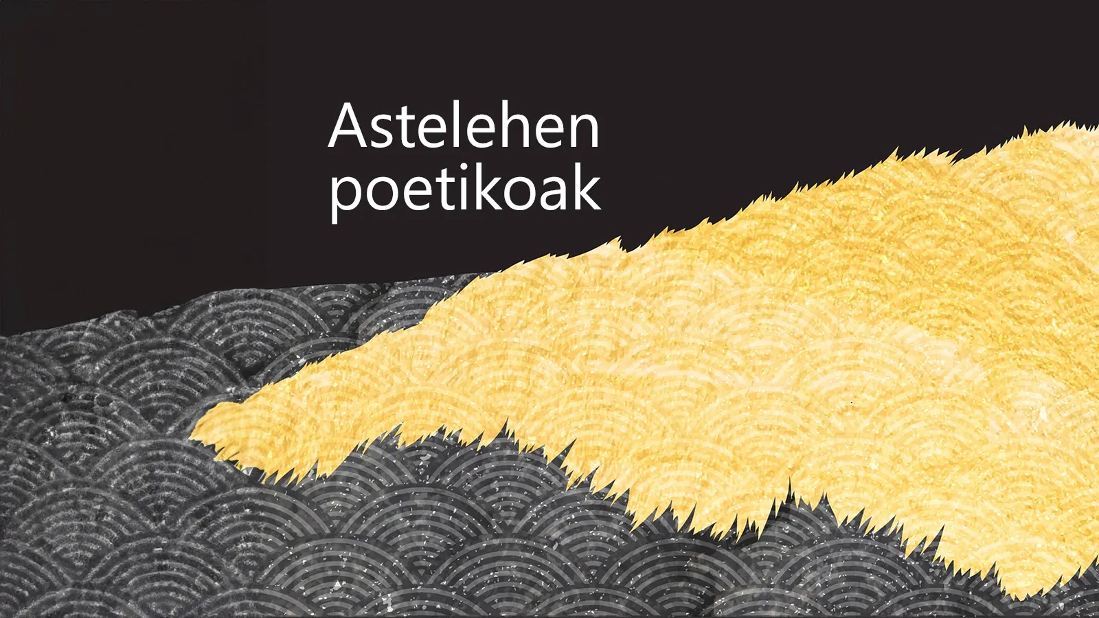 Astelehen poetikoak