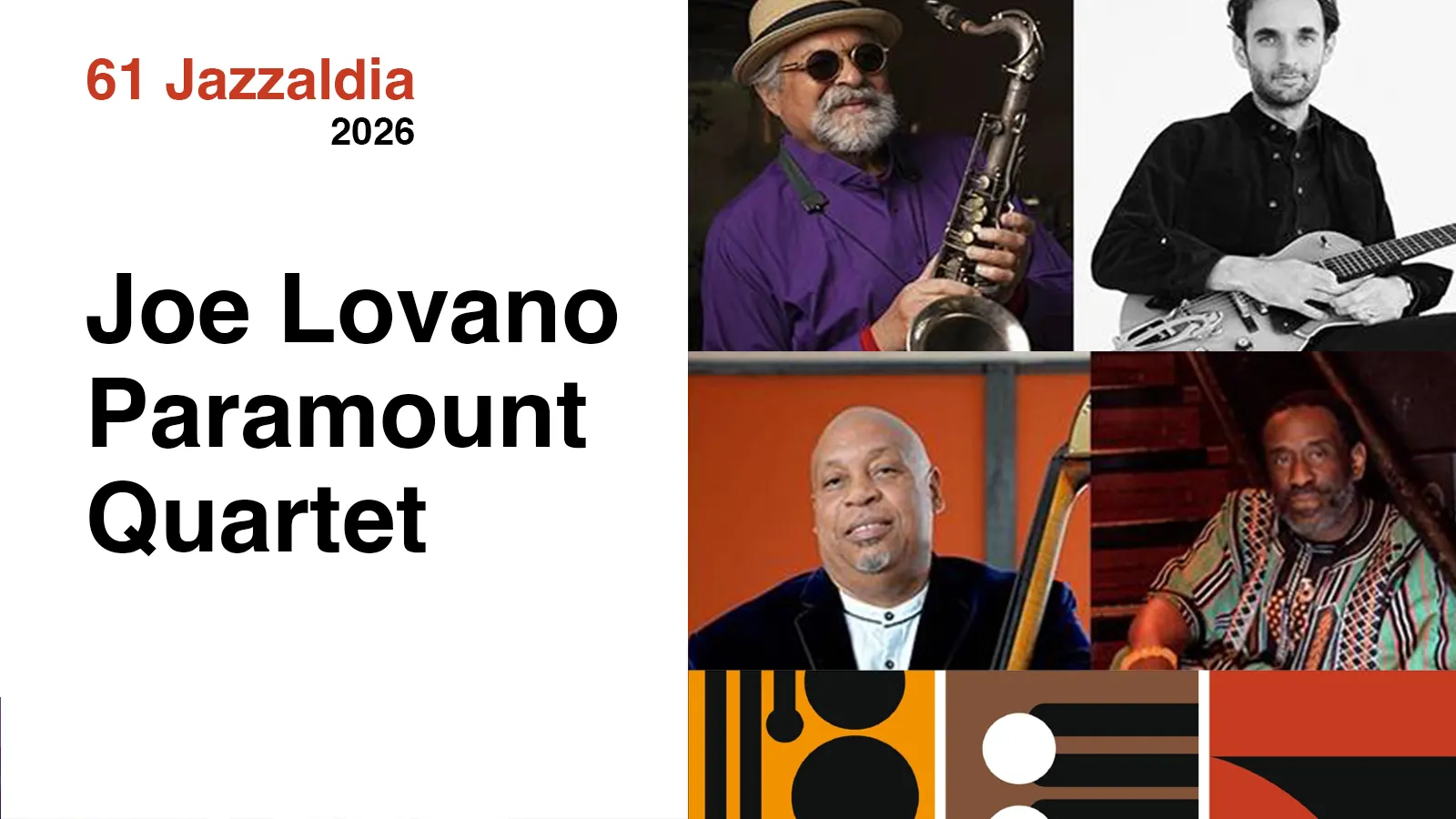 Joe Lovano Paramount Quartet
