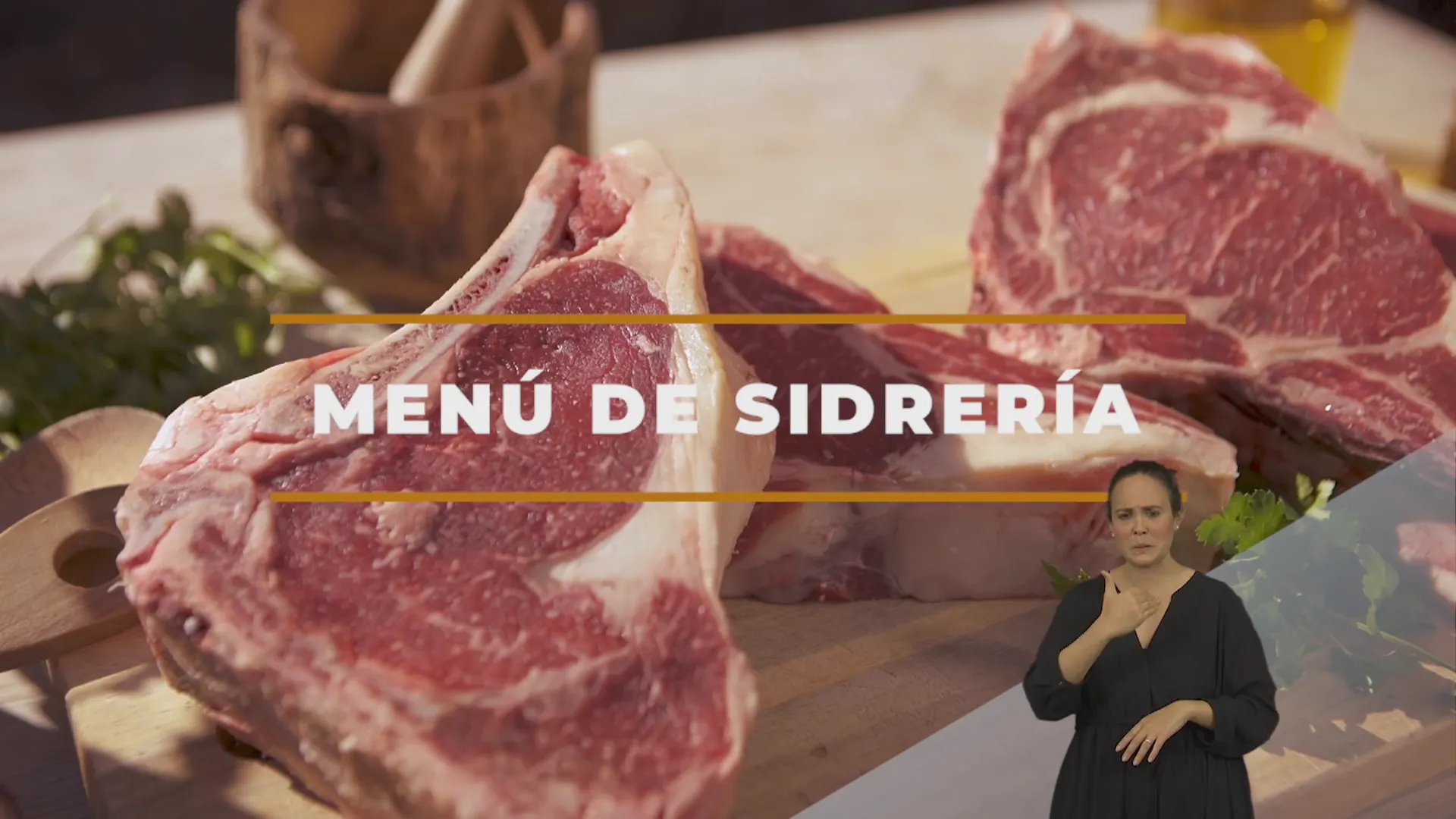 Menu de sidrería