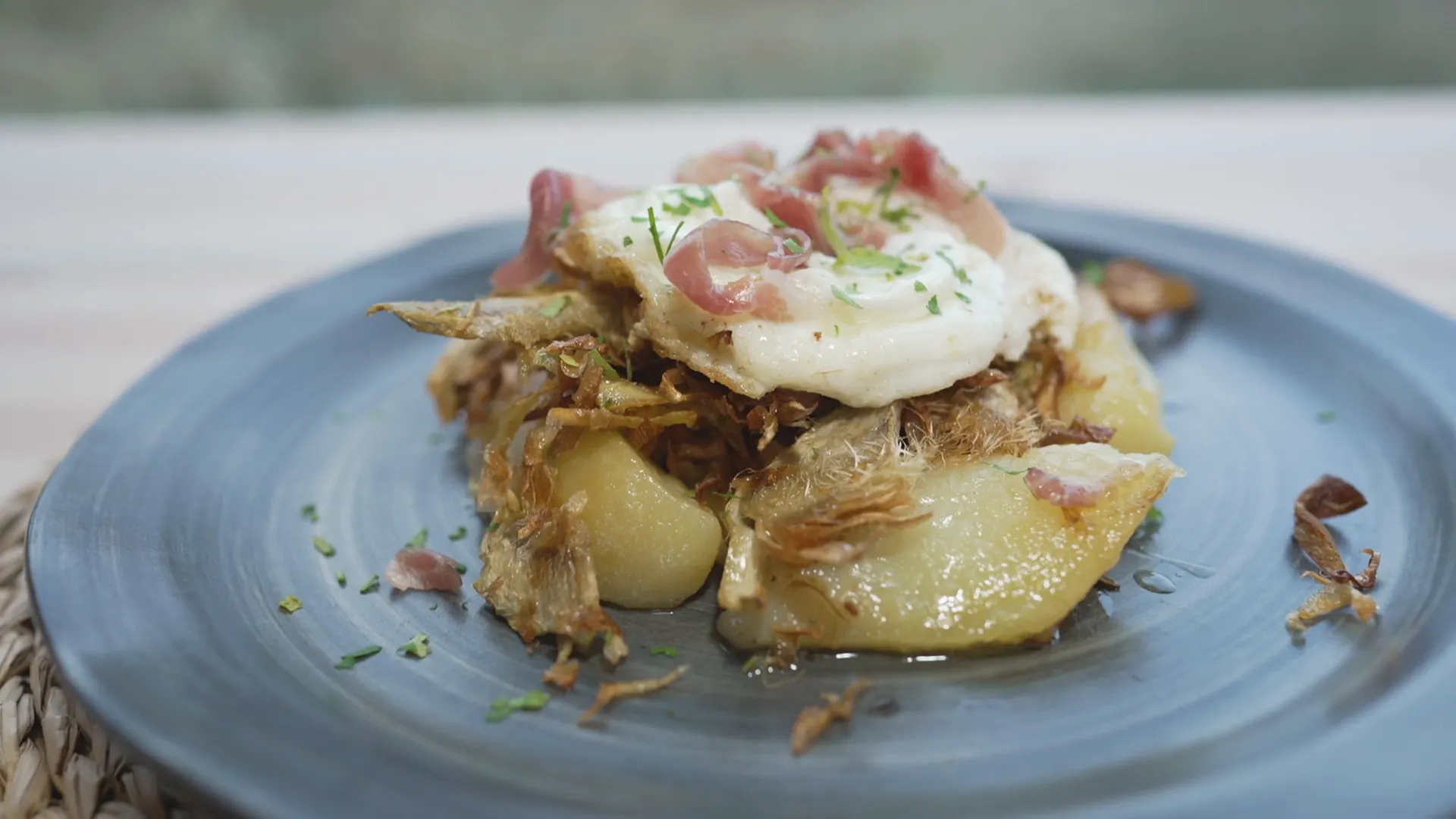 Alcachofas con jamón a mi manera