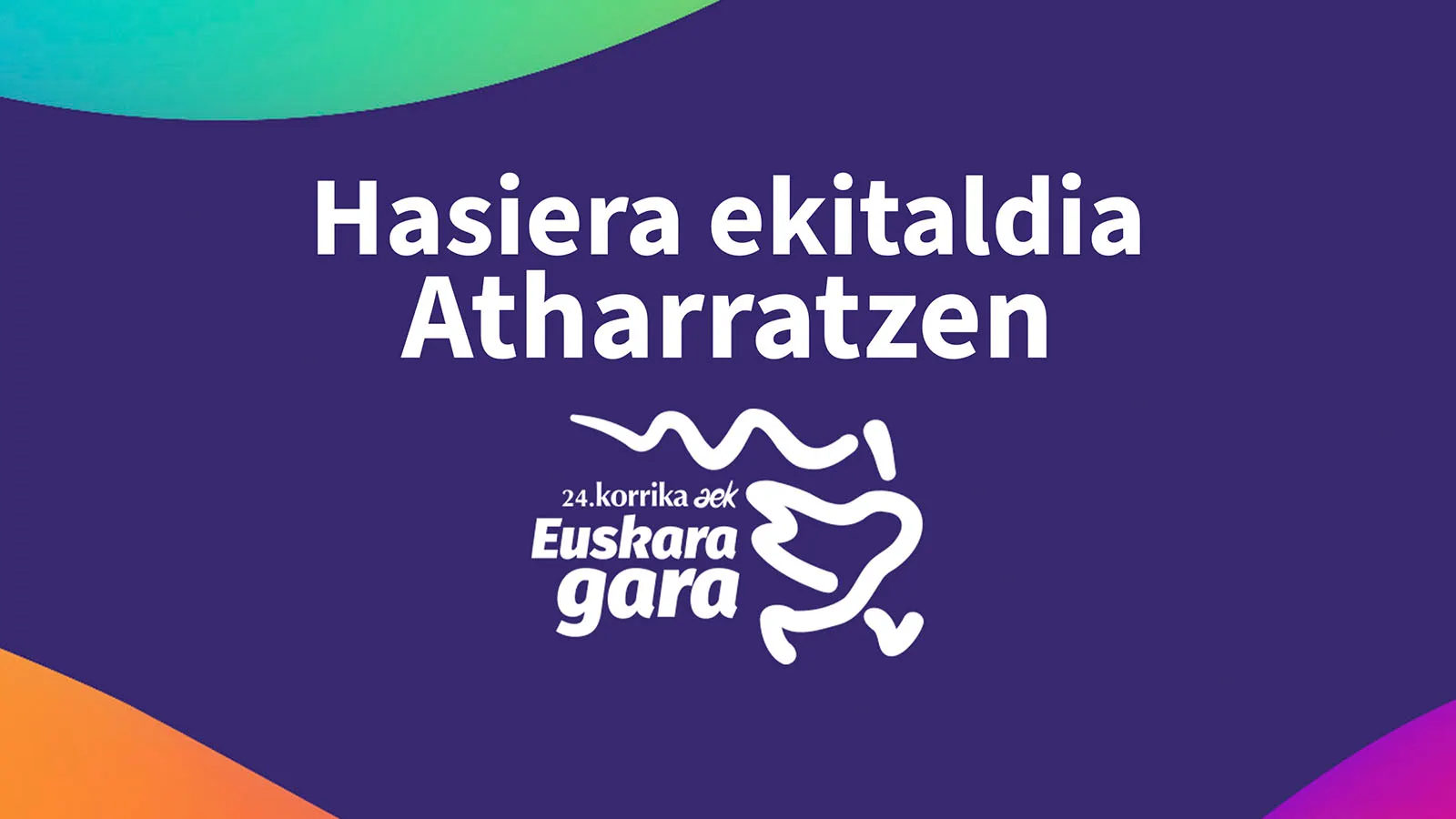 24. Korrikaren hasiera ekitaldia
