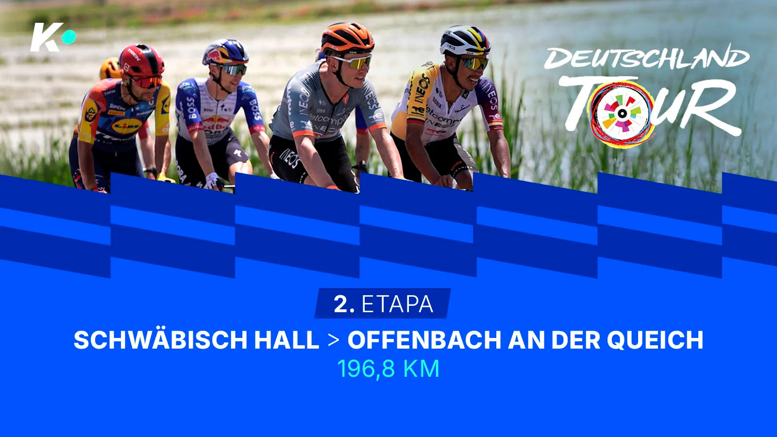 2. etapa: Schwäbisch Hall-Offenbach an der Queich (196,8 km)