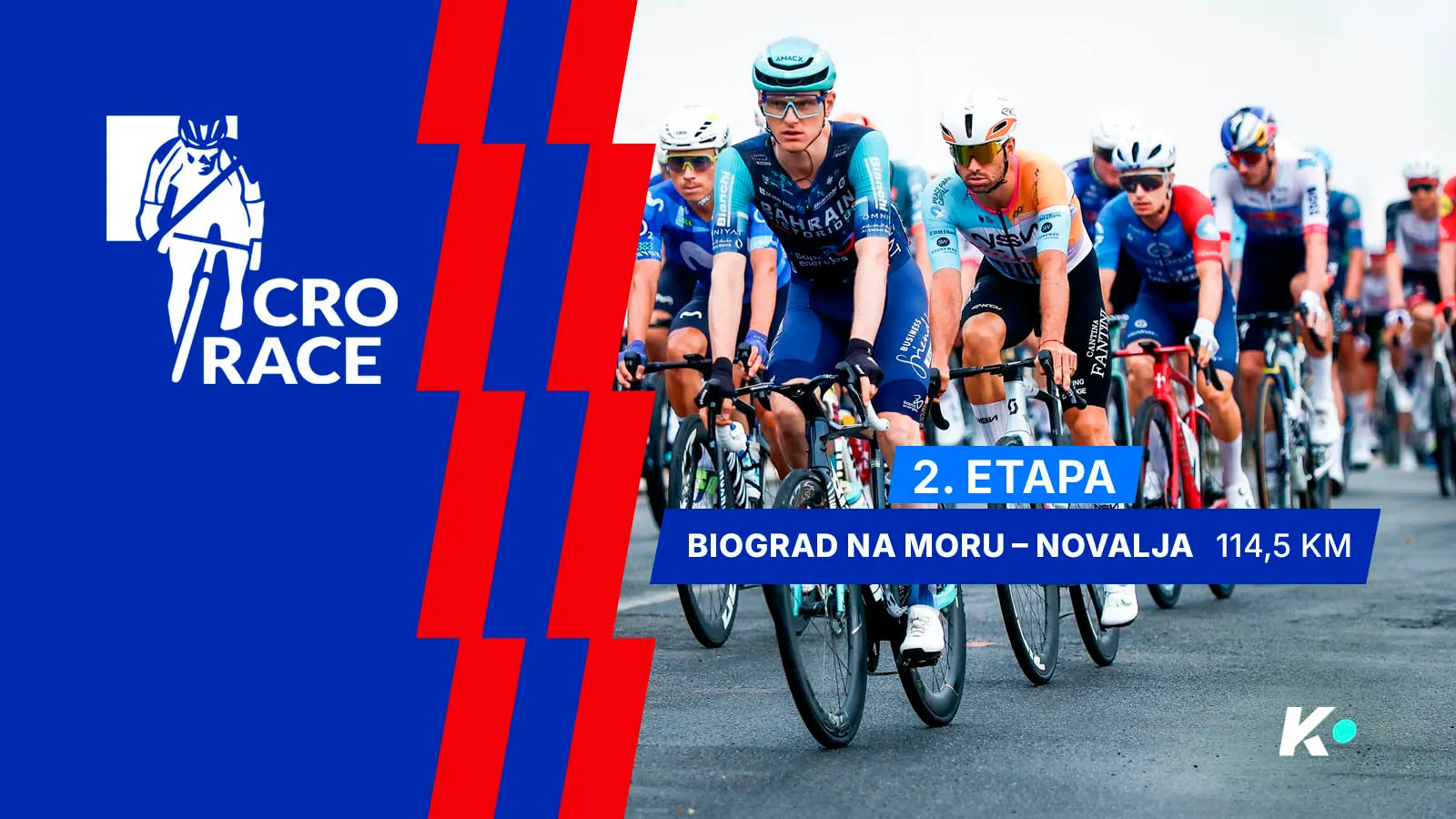 2.etapa: Biogrand Na Moru-Novalja (114.5 km)