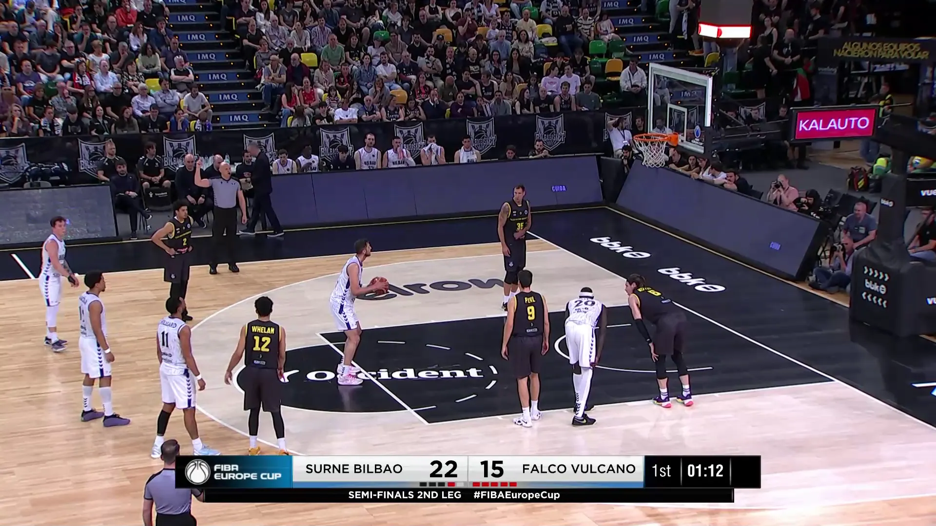 Semifinales: Surne Bilbao Basket- Falco Vulcano