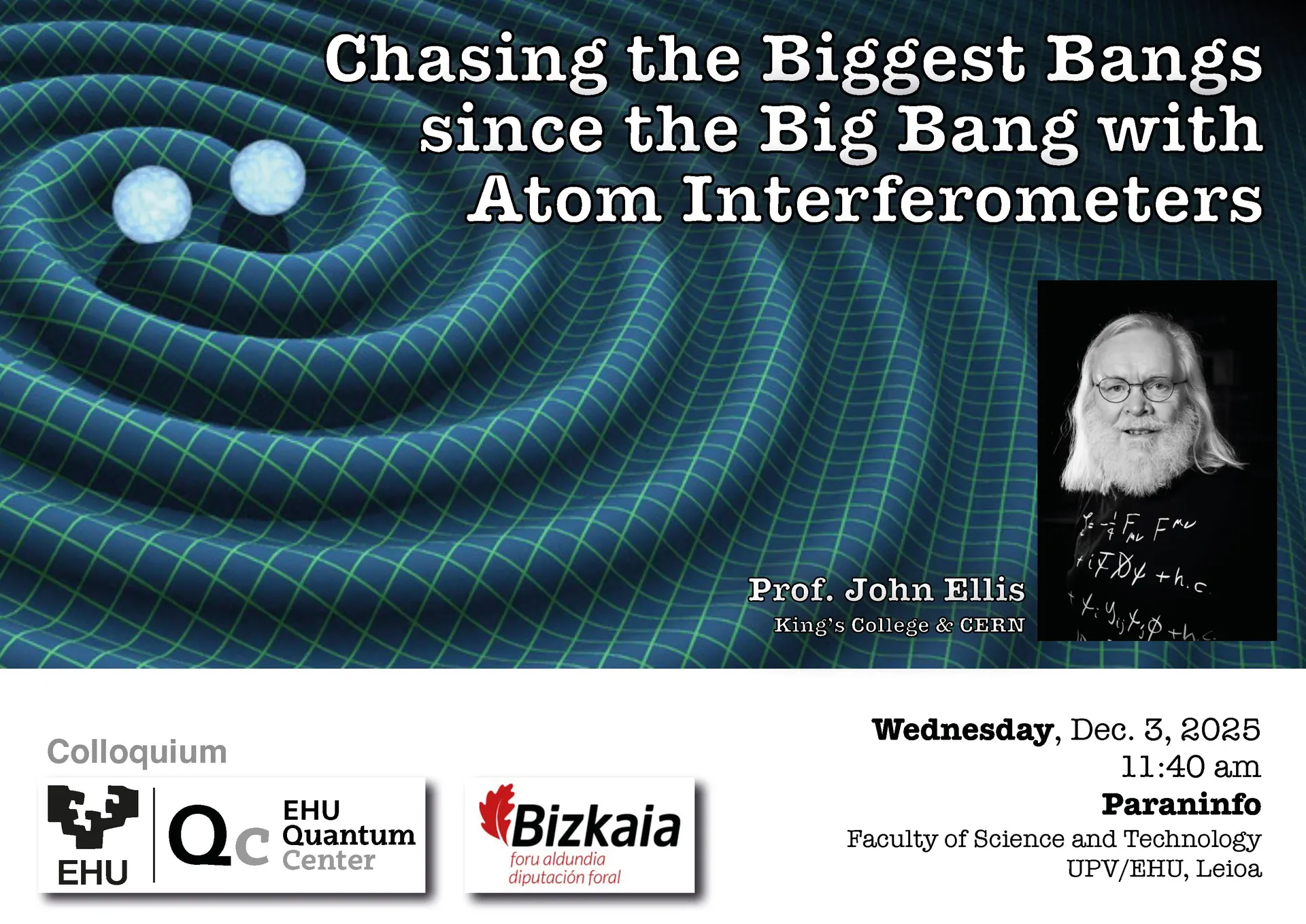 7 - John Ellis y la búsqueda de ondas gravitacionales y materia oscura