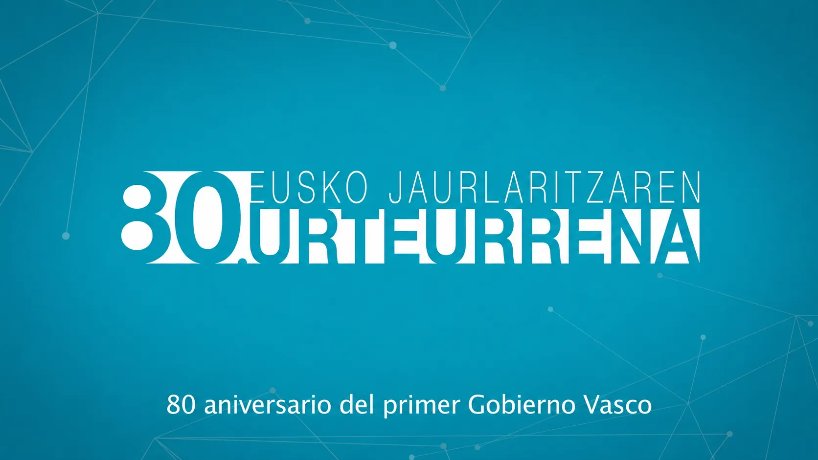 Conmemoración del 80 aniversario del primer Gobierno Vasco presidido por el lehendakari Jose Antonio Agirre