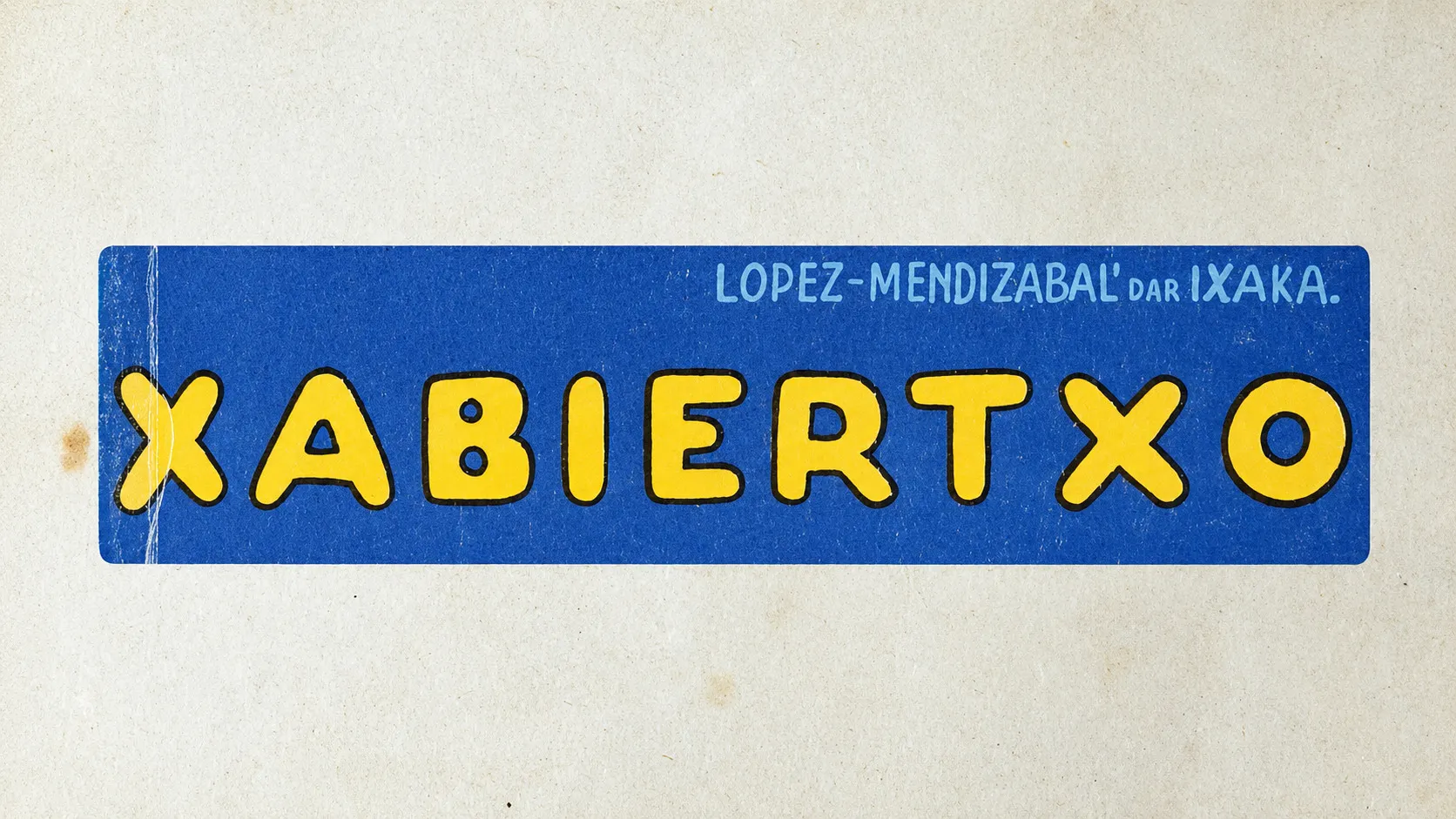 Xabiertxo liburuaren 90 urteko istoriari errepasoa