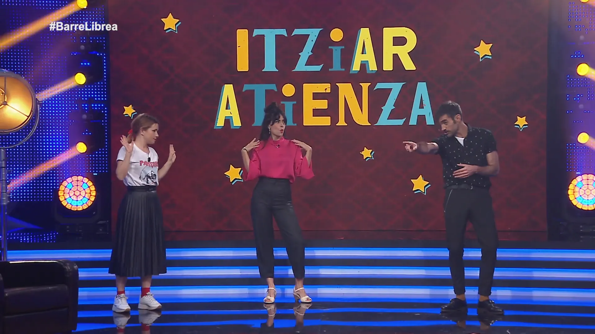 Itziar Atienza, Miren Gaztañaga eta Ramon Agirre