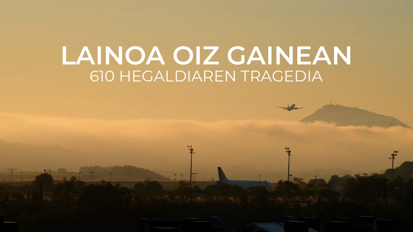 Niebla sobre el monte Oiz