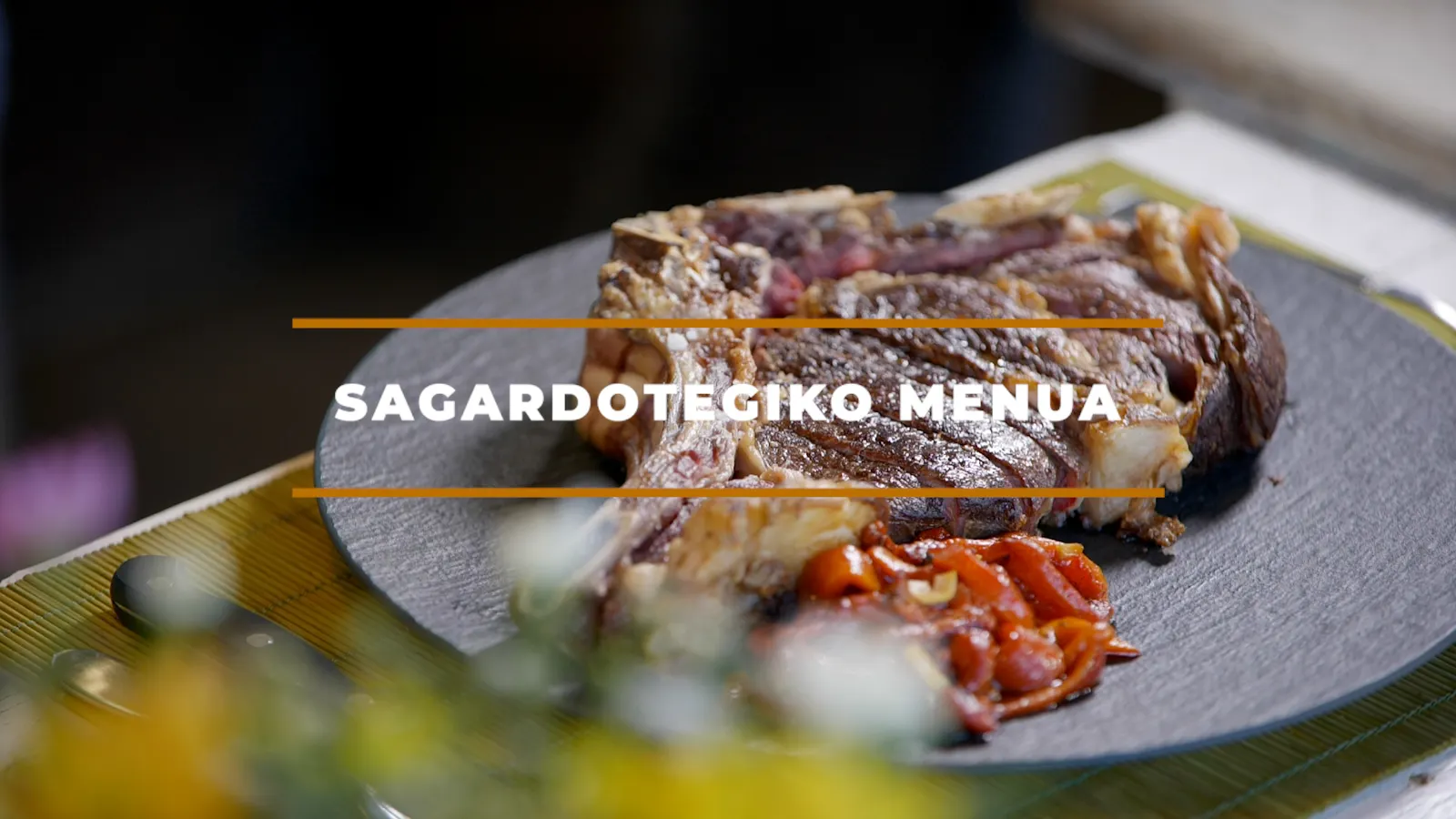 Menu de sidrería