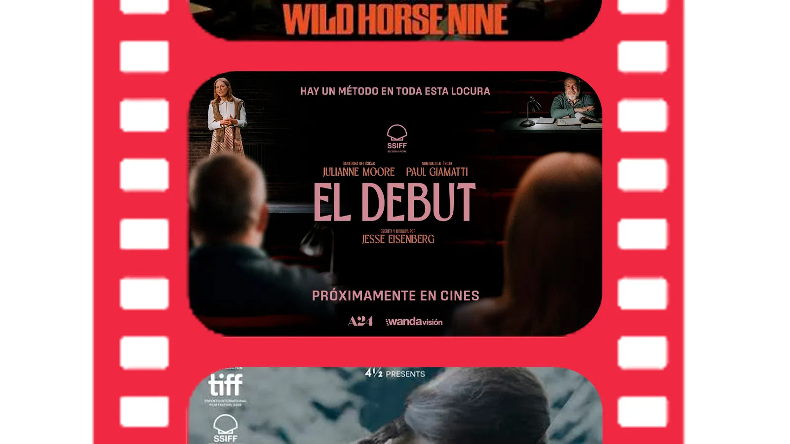 Zine saioa: Brad Pitt, The debut, Wild horse nine, Growth of the soil eta soinu bandak