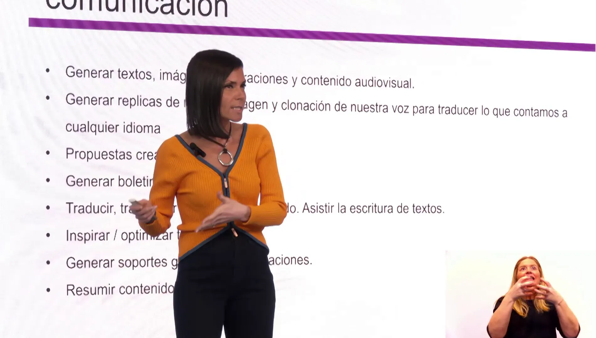 IA para la comunicación, y comunicación de la IA - Esther Paniagua