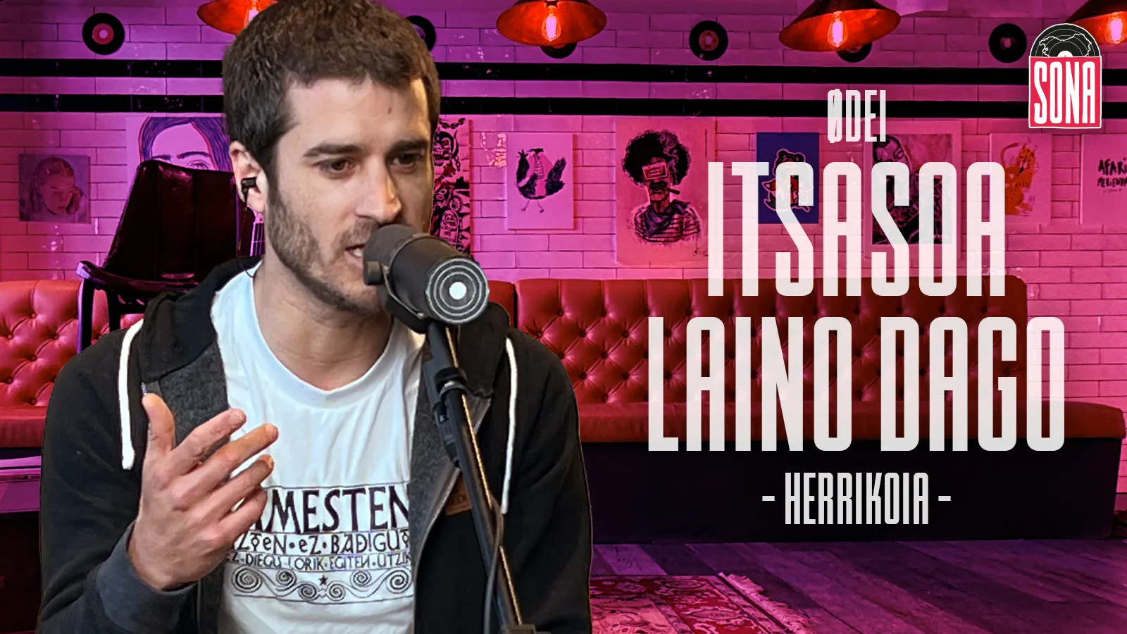 Ødei: "Itsasoa laino dago"