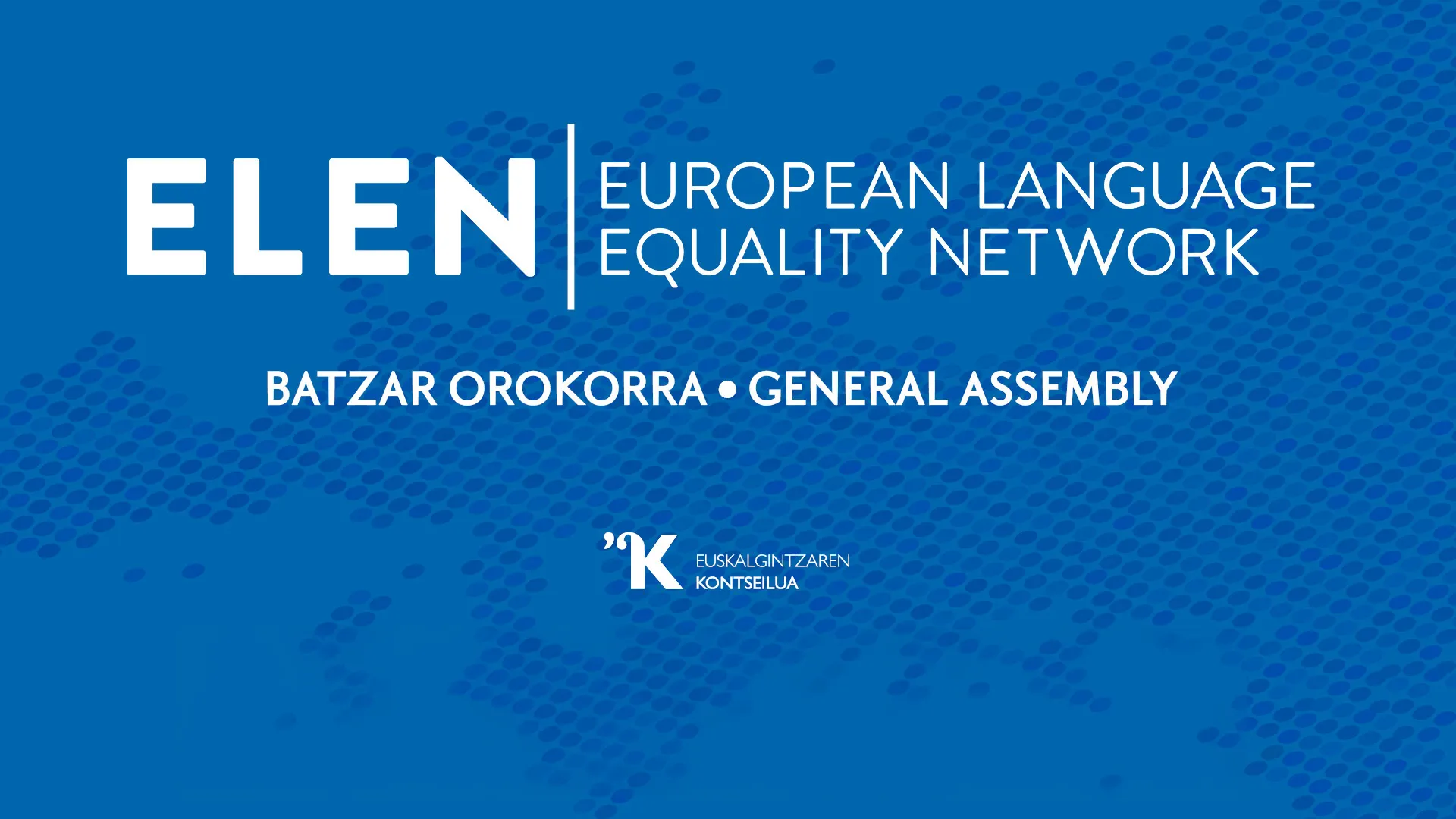 ELEN batzar orokorra 2024