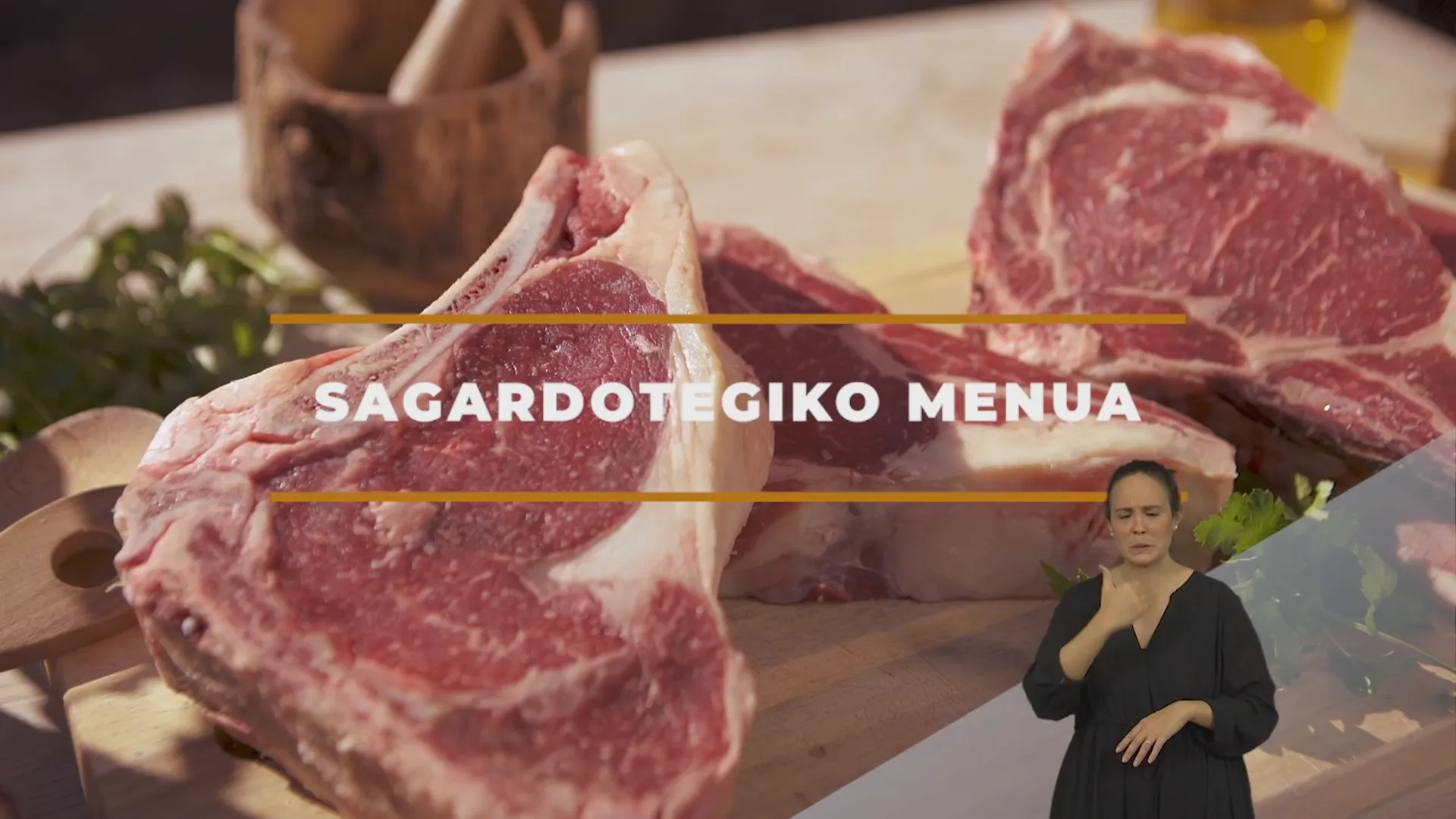 Sagardotegiko menua
