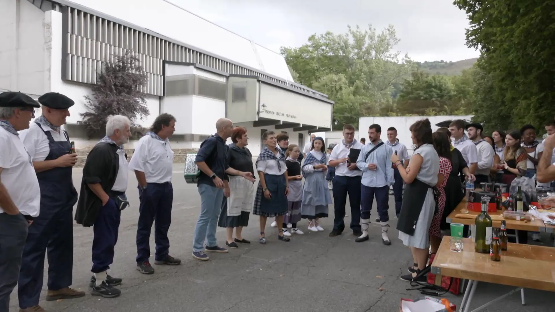 Asamblea de los de Baztan en Elizondo (Nafarroa)