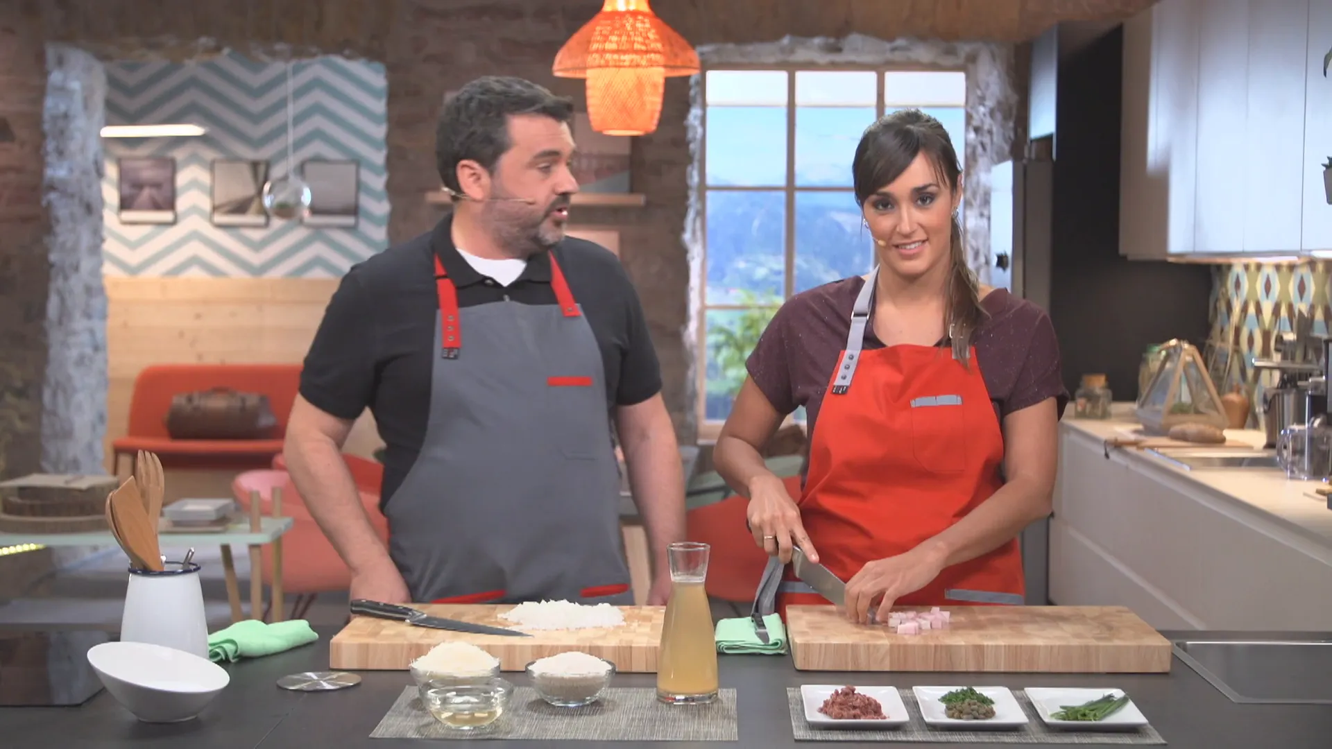 Risotto con queso Idiazabal