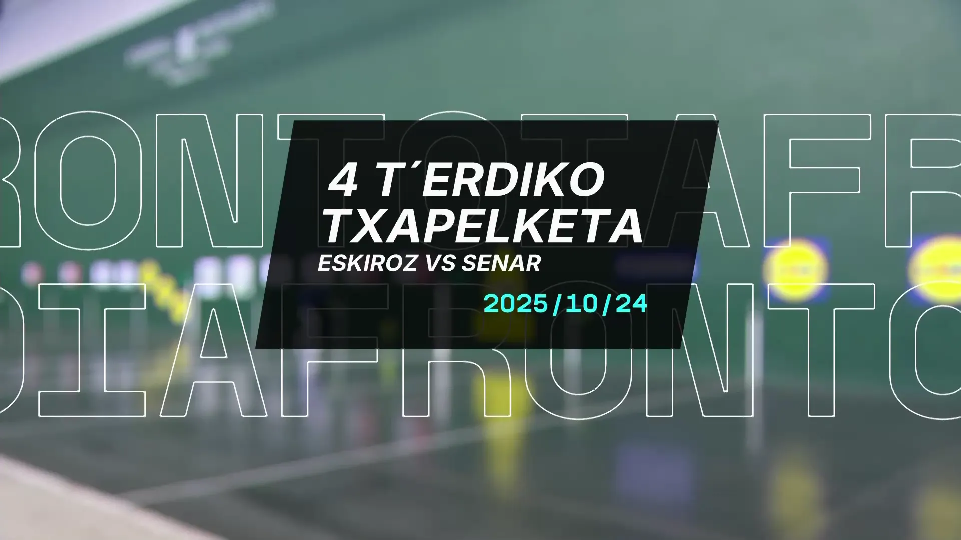 Cuartos de final: Ezkurdia-P. Etxeberria