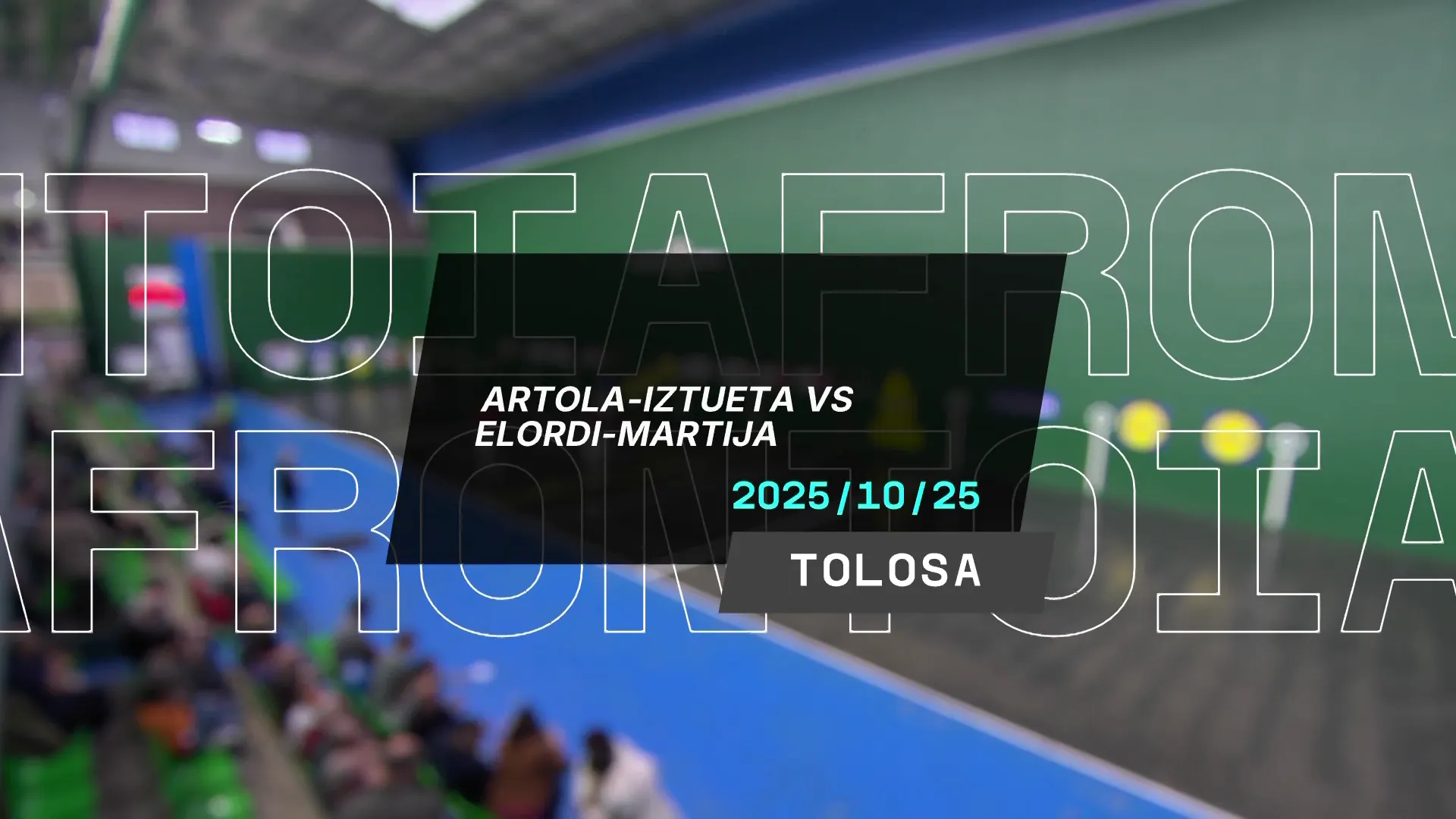 Cuartos de final: serie B: Egiguren V-Amiano