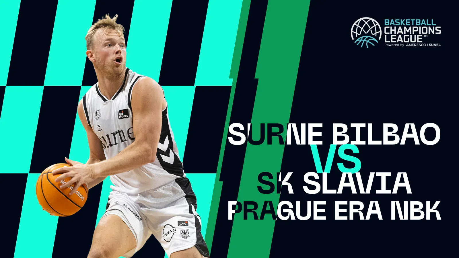 Fiba Champions League: Surne Bilbao Basket-SK Slavia Praha ERA NBK