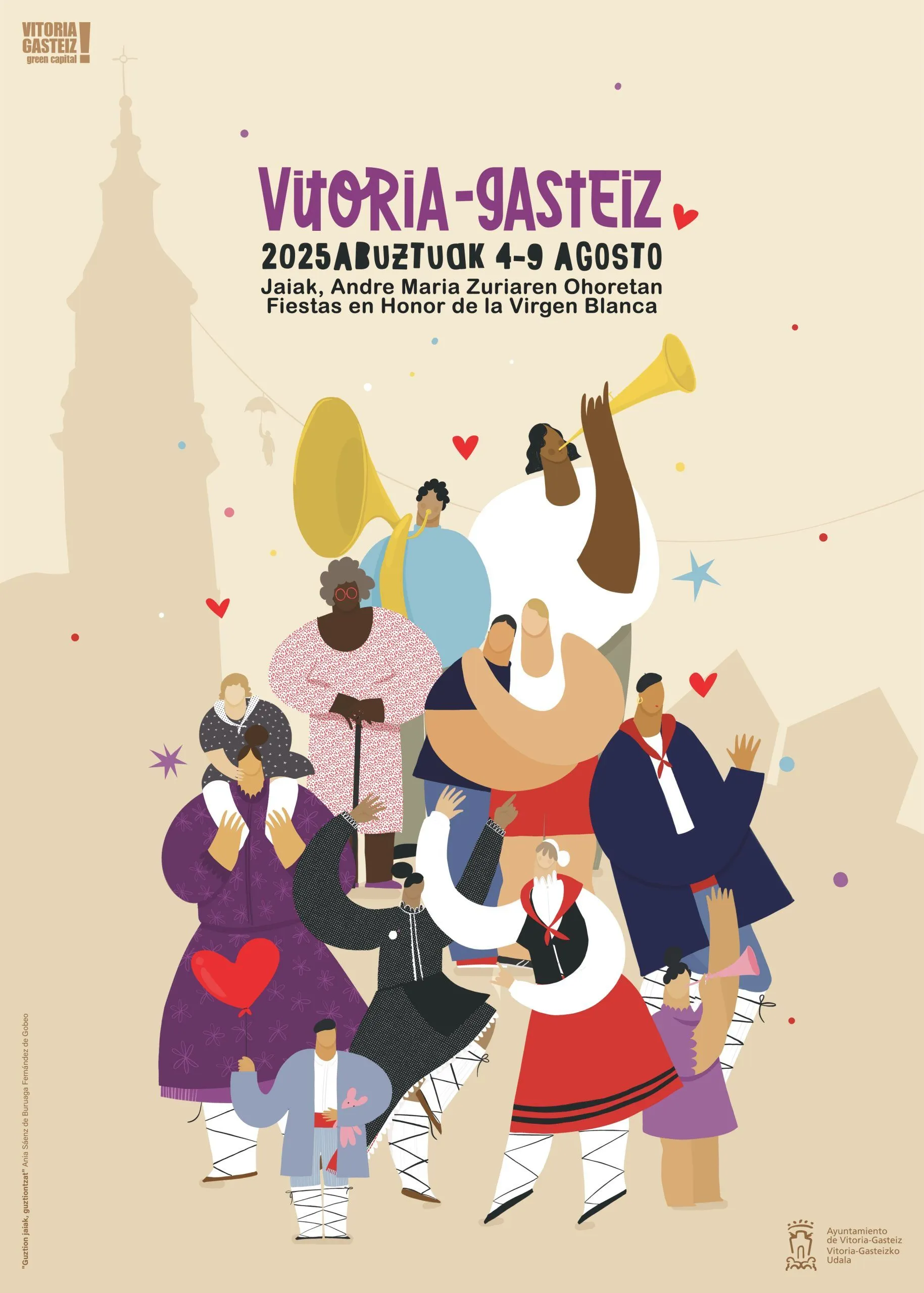 Fiestas de la Blanca en Gasteiz del 4 al 9 de agosto