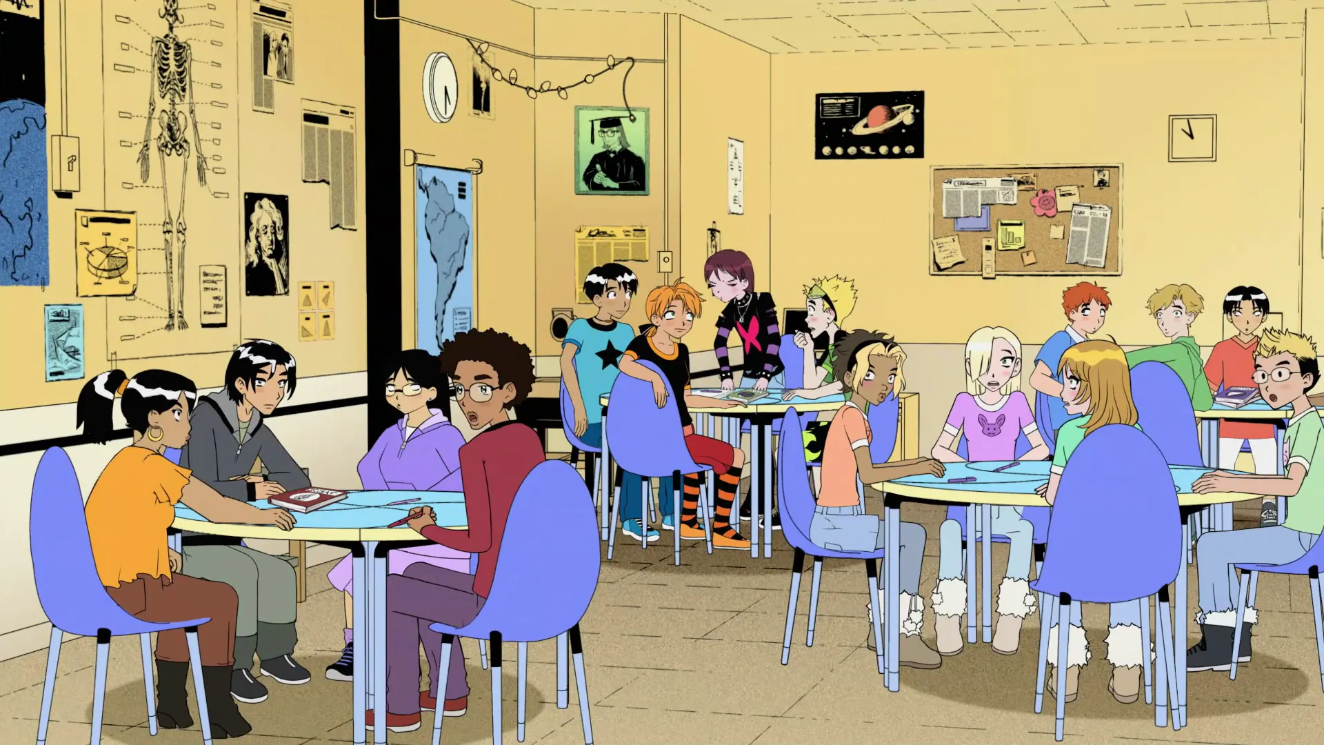 12. Guri begira daude