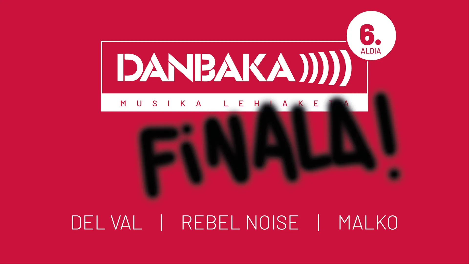 Final del concurso musical Danbaka