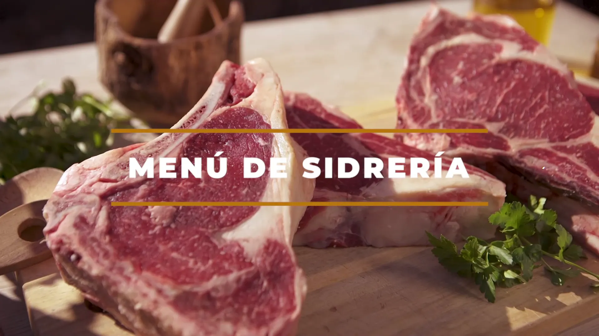 Menu de sidrería